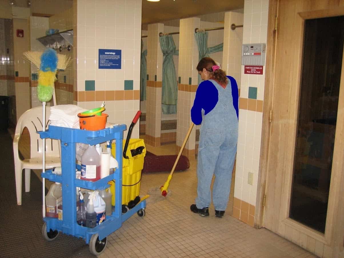 Commercial Washrooms cleaning